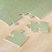 Green, cool, trendy watercolor abstract pattern legpuzzel (Zijkant)