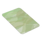 Green, cool, trendy watercolor abstract pattern magneet (Rechterzijde)
