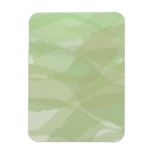 Green, cool, trendy watercolor abstract pattern magneet (Verticaal)