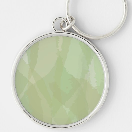 Green, cool, trendy watercolor abstract pattern sleutelhanger (Voorkant)