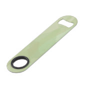 Green, cool, trendy watercolor abstract pattern speed flessenopener (Voorkant Gekanteld)