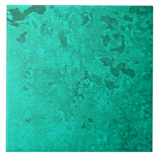 Green Copper Verdigris Patina Dot Tegeltje (Voorkant)