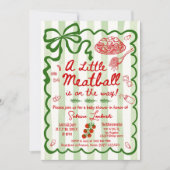 Green Coquette A little Meatball is on the way Kaart (Voorkant)