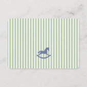 Green Coquette Bow Rocking Horse Details Informatiekaartje (Achterkant)