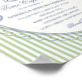 Green Coquette Bow Rocking Horse Time Capsule Poster (Hoek)