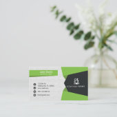 Green Corporate Visitekaartje (Staand voorkant)