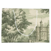 Green Countryside Hot Air Balloon Toile (7) Groot Cadeauzakje (Achterkant)