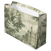 Green Countryside Hot Air Balloon Toile (7) Groot Cadeauzakje (Achterkant Gekanteld)