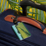 Green Countryside Landscape Bagagelabel<br><div class="desc">Spot your bags easily at the airport with this scenic countryside landscape luggage tag. The bold green fields and minimalist design make your suitcase stand out while adding a touch of personal style to your travel gear. Durable and functional, this tag is a great gift for travelers who enjoy hiking,...</div>