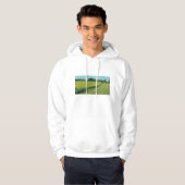 Green Countryside Landscape Hoodie (Voorkant volledig)