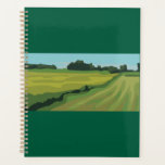 Green Countryside Landscape Planner<br><div class="desc">Organize your year with this beautiful minimalist landscape spiral planner. The cover features a serene green countryside illustration that brings a sense of calm to your daily scheduling. Perfect for students, professionals, or nature enthusiasts, this planner combines a professional layout with a trendy flat art aesthetic to keep you inspired...</div>
