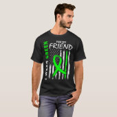 Green Cp Friend Kidney Disease Cerebral Palsy Awar T-shirt (Voorkant volledig)