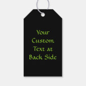 Green Crab Celtic Knot Cadeaulabel (Achterkant)