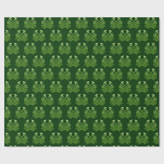 Green Crab Celtic Knot Cadeaupapier (Vlak)