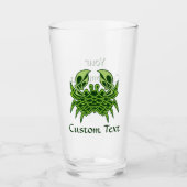 Green Crab Celtic Knot Glas (Voorkant)