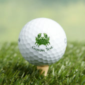 Green Crab Celtic Knot Golfballen (Insitu Shirt)