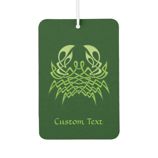 Green Crab Celtic Knot Luchtverfrisser (Voorkant)