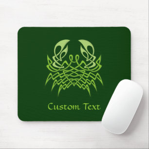 Green Crab Celtic Knot Muismat