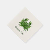 Green Crab Celtic Knot Servet (Hoek)