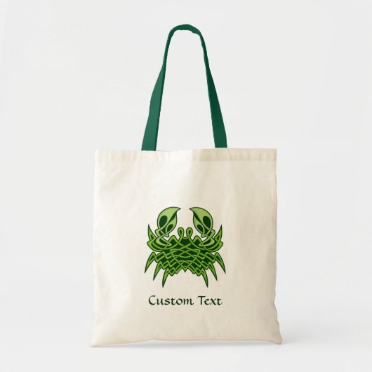 Green Crab Celtic Knot Tote Bag (Voorkant)