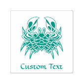 Green Crab Celtic Knot Zelfinktende Stempel (Design)