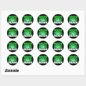 GREEN CRACK RONDE STICKER (Vel)