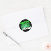 GREEN CRACK RONDE STICKER (Envelop)