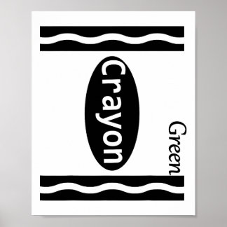 Green-Crayon Halloween-kostuums Kinder Jongens Mei Poster