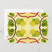 Green Cream Float Briefkaart (Voorkant / Achterkant)