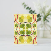 Green Cream Float Briefkaart (Staand voorkant)