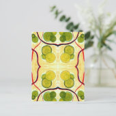 Green Cream Float Briefkaart (Staand voorkant)