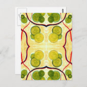 Green Cream Float Briefkaart (Voorkant / Achterkant)