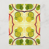 Green Cream Float Briefkaart (Voorkant)