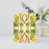 Green Cream Float Briefkaart (Staand voorkant)