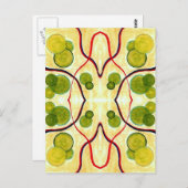 Green Cream Float Briefkaart (Voorkant / Achterkant)