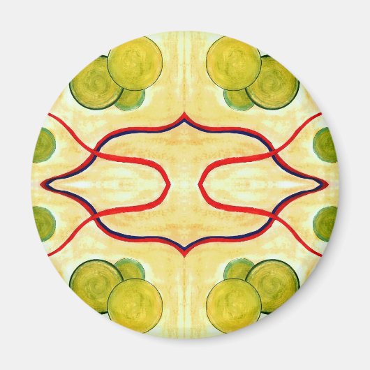 Green Cream Float Magnet (Voorkant)