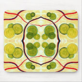 Green Cream Float Mousepad Muismat (Voorkant)