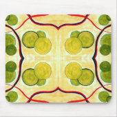 Green Cream Float Mousepad Muismat (Voorkant)