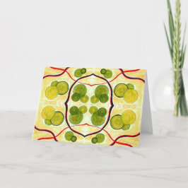 Green Cream Float Wenskaart Kaart