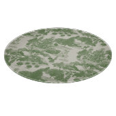 Green Cream Kerstwinter Wonderland Snijplank (Hoek)