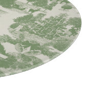 Green Cream Kerstwinter Wonderland Snijplank (Hoek)