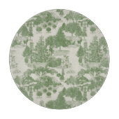 Green Cream Kerstwinter Wonderland Snijplank (Voorkant)