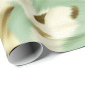 Green Cream Koeienhuid Cadeaupapier (Rol Hoek)