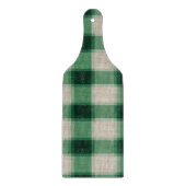 Green Cream Plaid Snijplank (Voorkant)