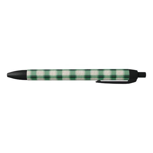 Green Cream Plaid Zwarte Inkt Pen (Bodem)