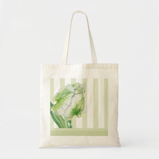 Green Cream Tulip Bag Tote Bag (Voorkant)