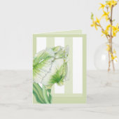 Green Cream Tulip Note Kaart (Gele Bloem)