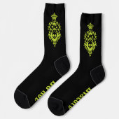 Green Crest met Skull en Cardsuit sokken (Links)