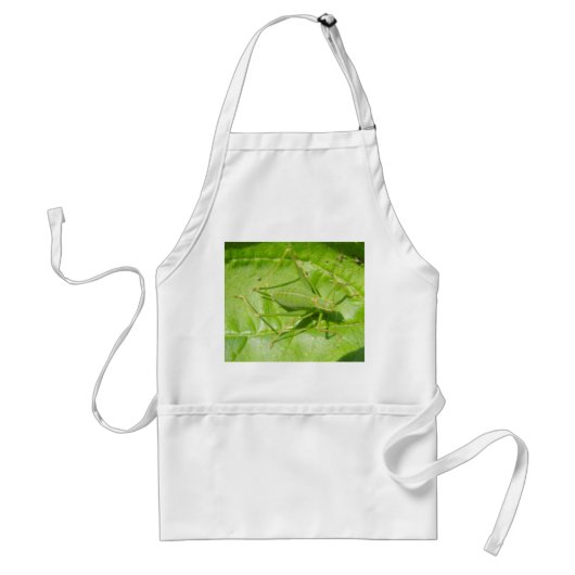 Green Cricket Camouflage Apron Standaard Schort (Voorkant)