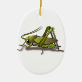 Green Cricket Insect Keramisch Ornament (Voorkant)